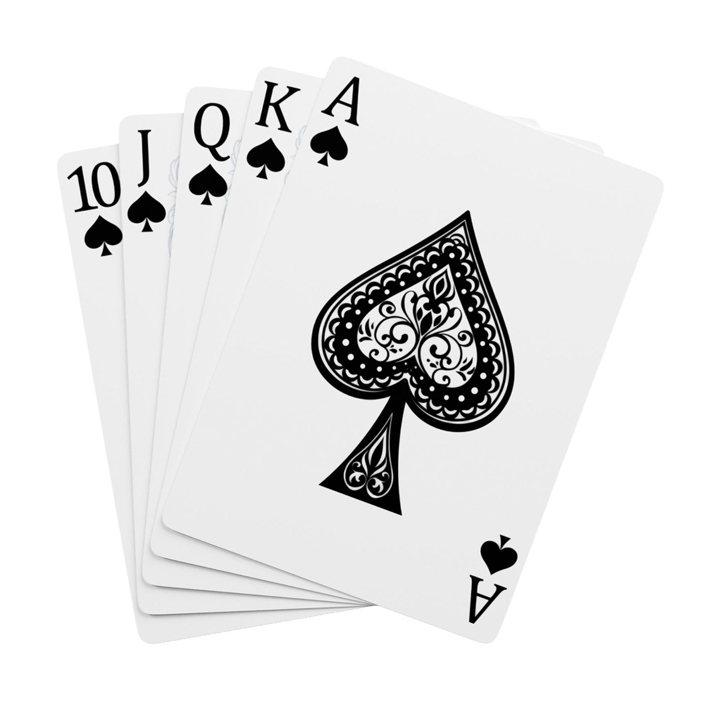 Salty Attitude No Apologies Poker Playing Cards | Beach Palm Wave Design