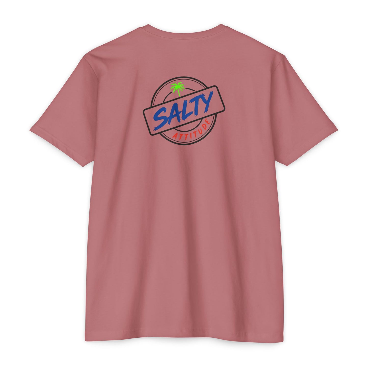 Net Gains Surf T-Shirt — 'Salty Attitude' Retro Beach Graphic Tee