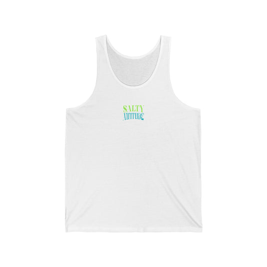 Tropical Vibes Tank, Beach Party Wear, No Apologies Top, Salty Attitude Shirt