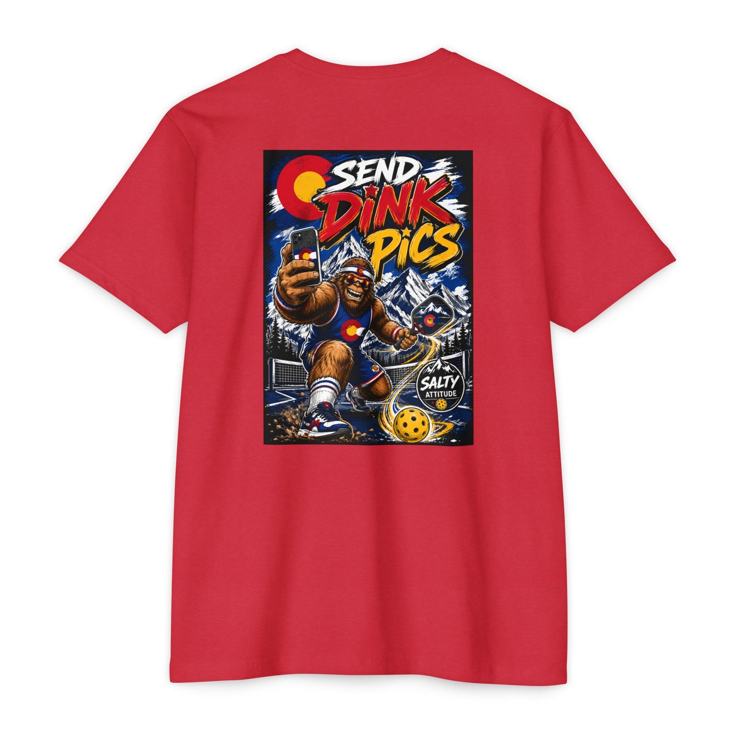 Send Dink Pics Basketball T‑Shirt — 'Salty Attitude' Retro Sports Graphic Tee