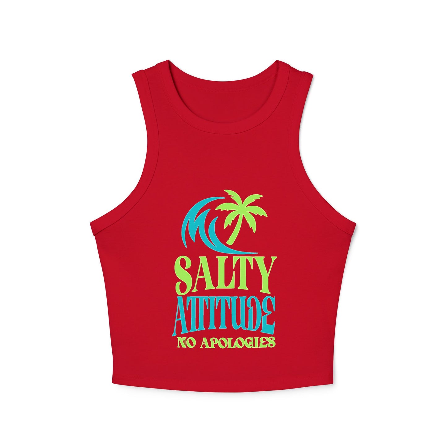 Women's Racer Tank Top - Sassy Summer Apparel, Beach Wear, Vacation Top