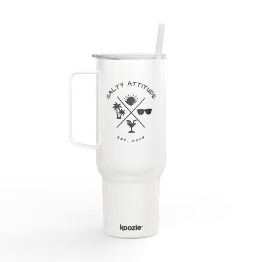 40oz Engraved Tumbler with Handle – Salty Attitude Beach Drinkware