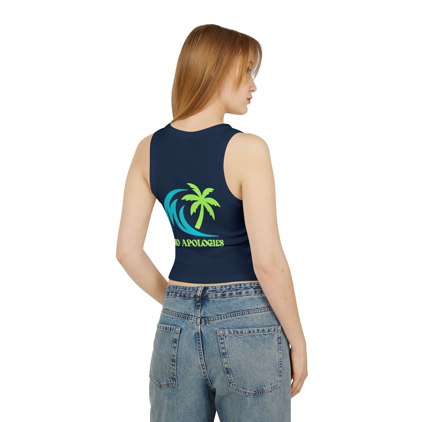 Women's Racer Tank Top - Sassy Summer Apparel, Beach Wear, Vacation Top