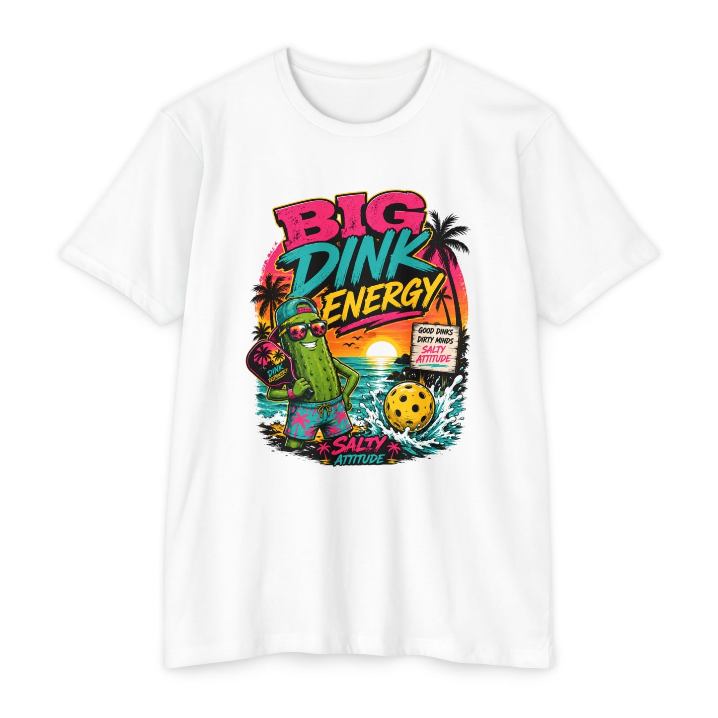 Big Dink Energy Pickleball T-Shirt — 'Big Dink Energy' Graphic Tee