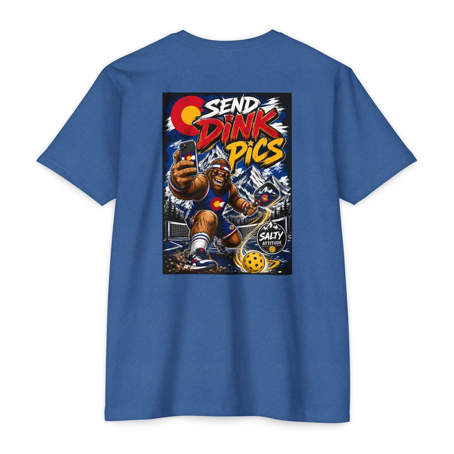 Send Dink Pics Basketball T‑Shirt — 'Salty Attitude' Retro Sports Graphic Tee