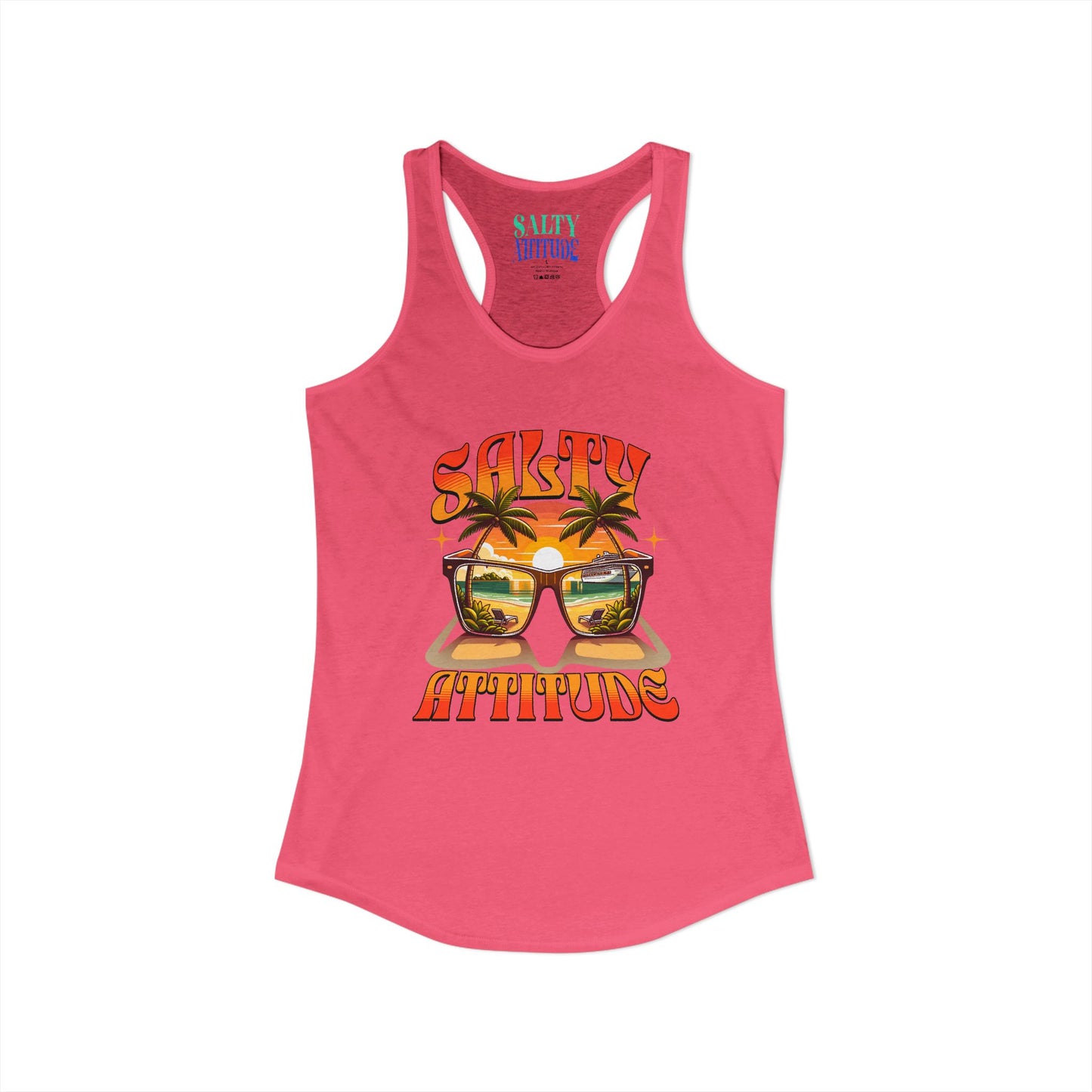 Salty Attitude Sunglass - Women's Ideal Racerback Tank
