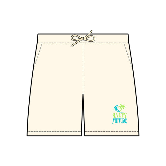 Beachy Vibe Unisex Fleece Sweat Shorts, Casual Summer Shorts, Relaxed Fit