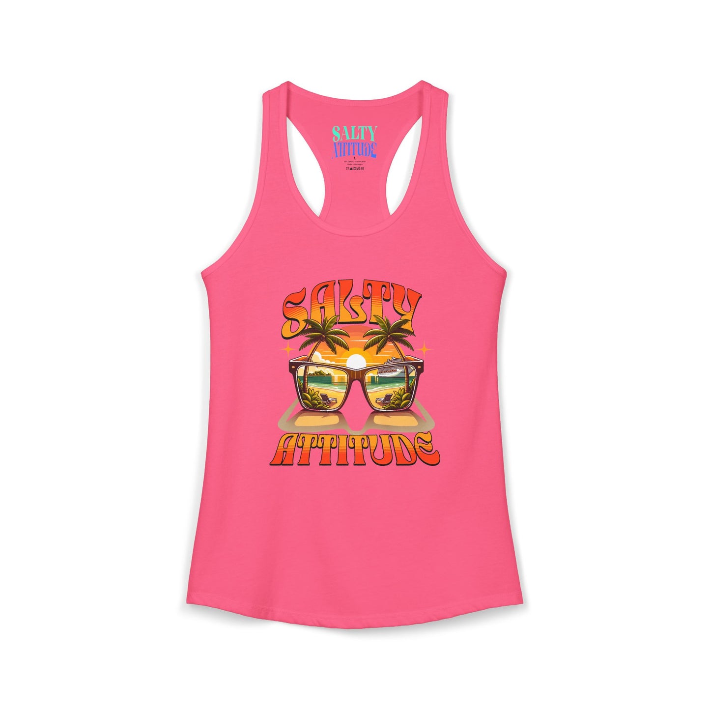Salty Attitude Sunglass - Women's Ideal Racerback Tank