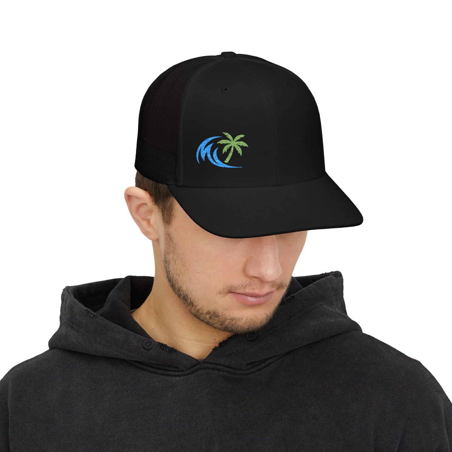 Beach Vibes Embroidered Snapback Cap - Hat for Summer, Outdoor Adventures