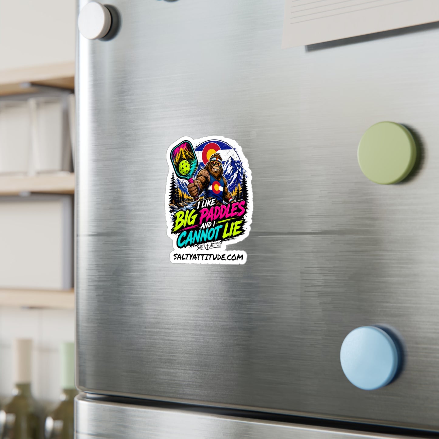 I Like Big Paddles and I Cannot Lie Vinyl Sticker