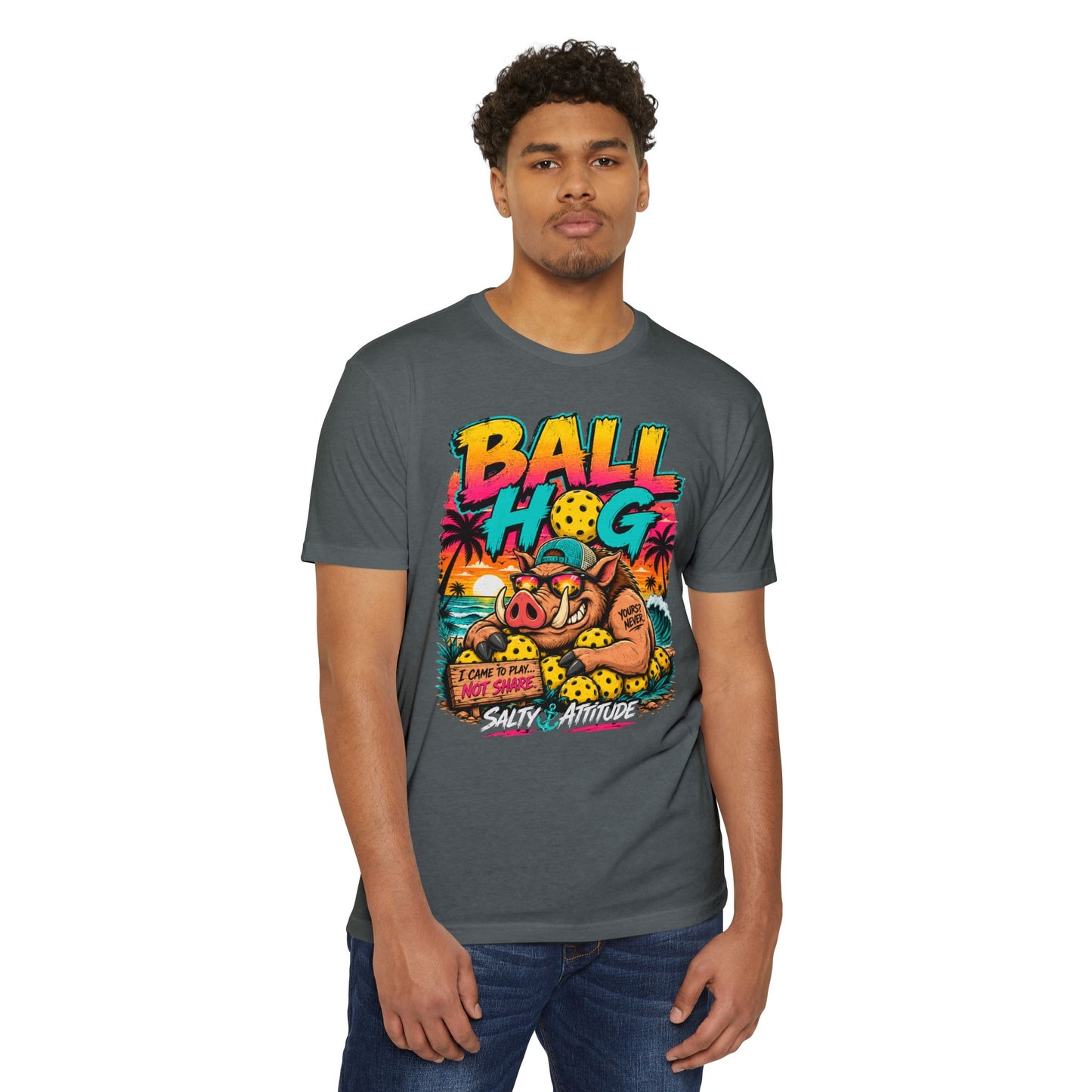 Ball Hog Beach Tee — "I Can't Be Held Responsible" Salty Attitude Graphic T-Shirt