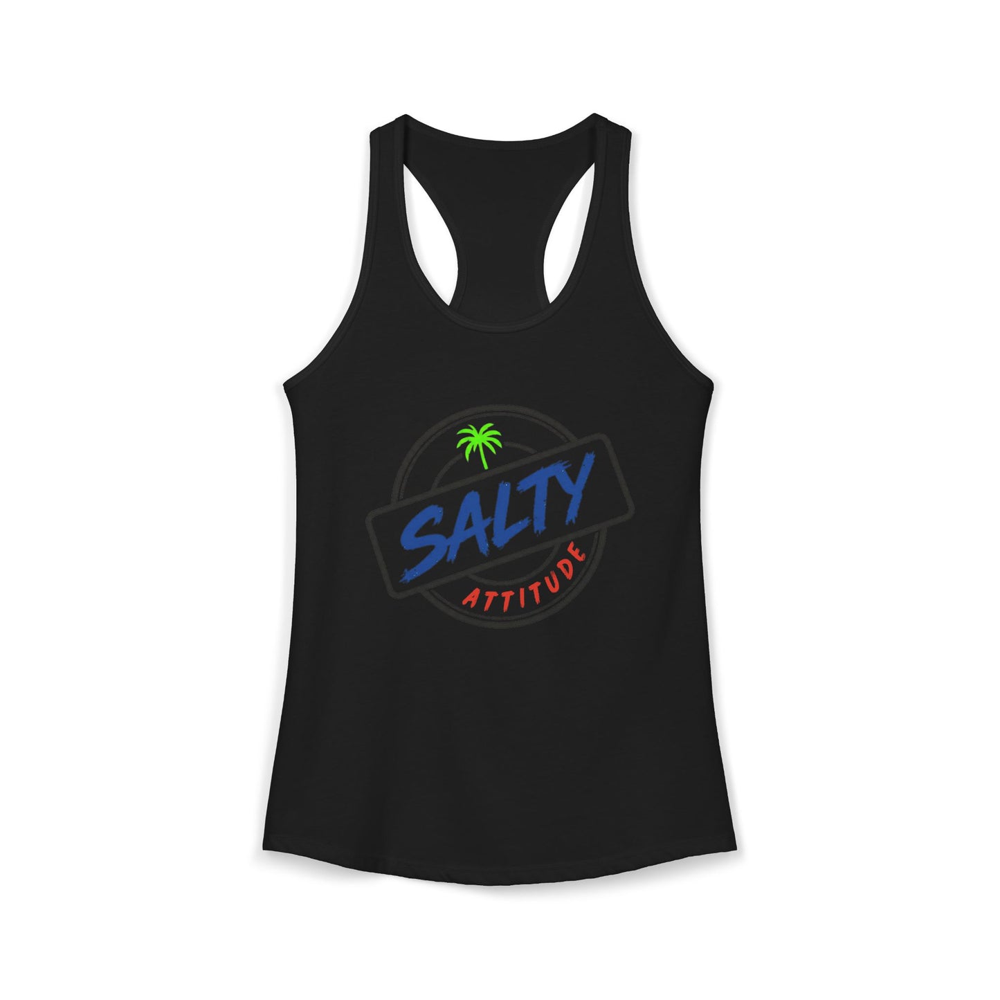 Salty Attitude - Women's Ideal Racerback Tank