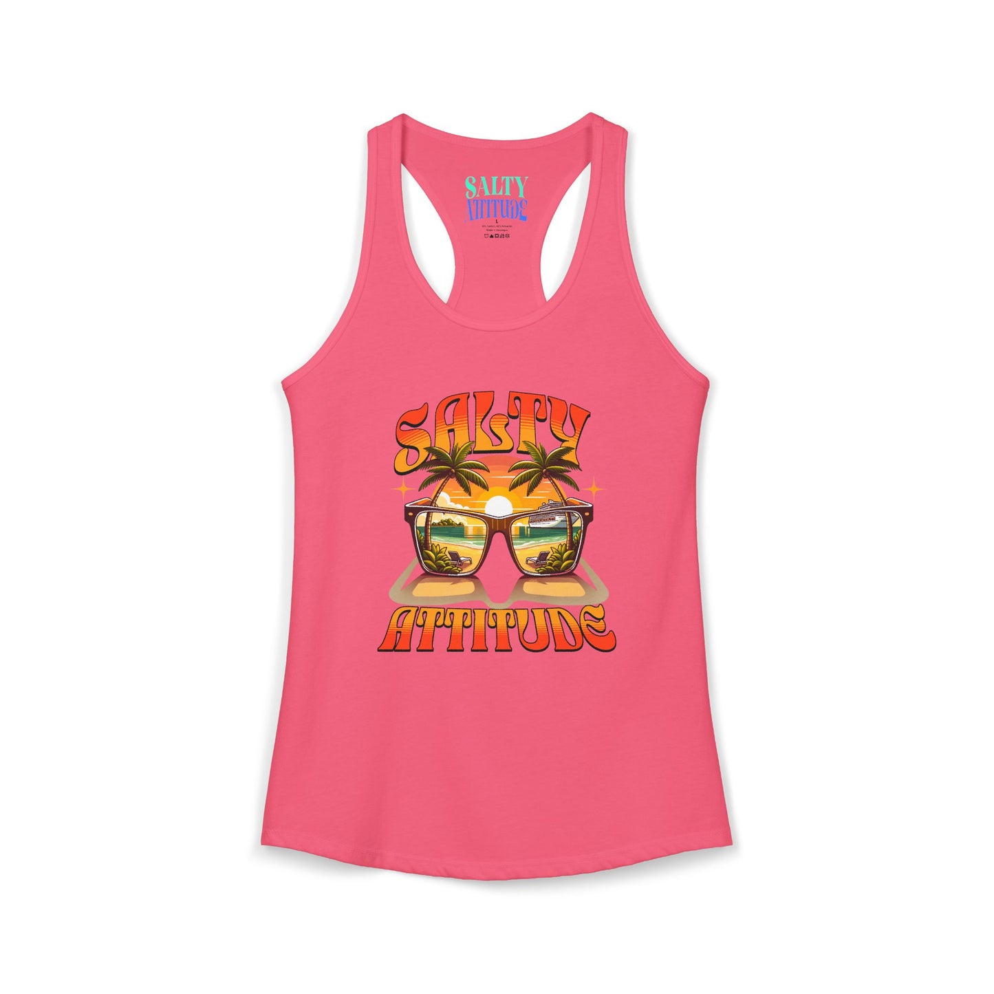 Salty Attitude Sunglass - Women's Ideal Racerback Tank