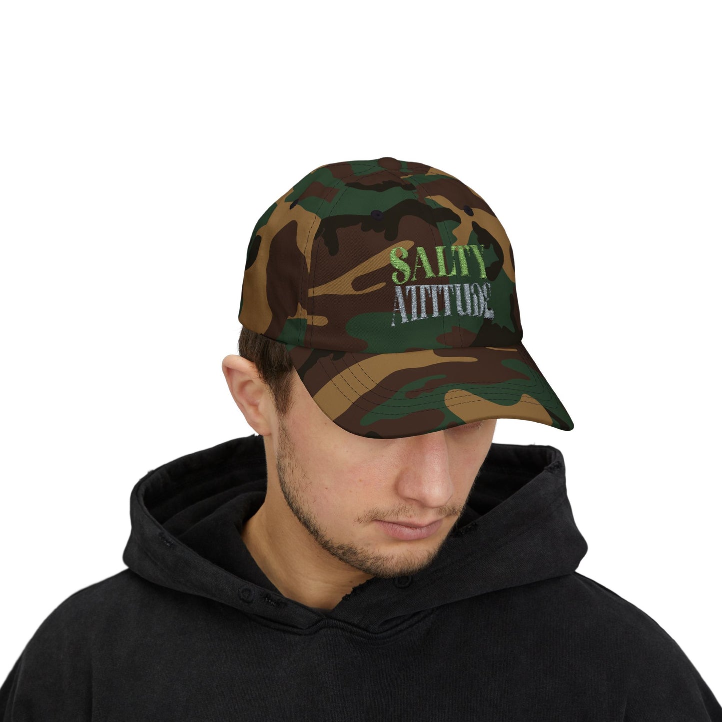 Salty Attitude - Beach Vibes Classic Dad Cap, Summer Hat,