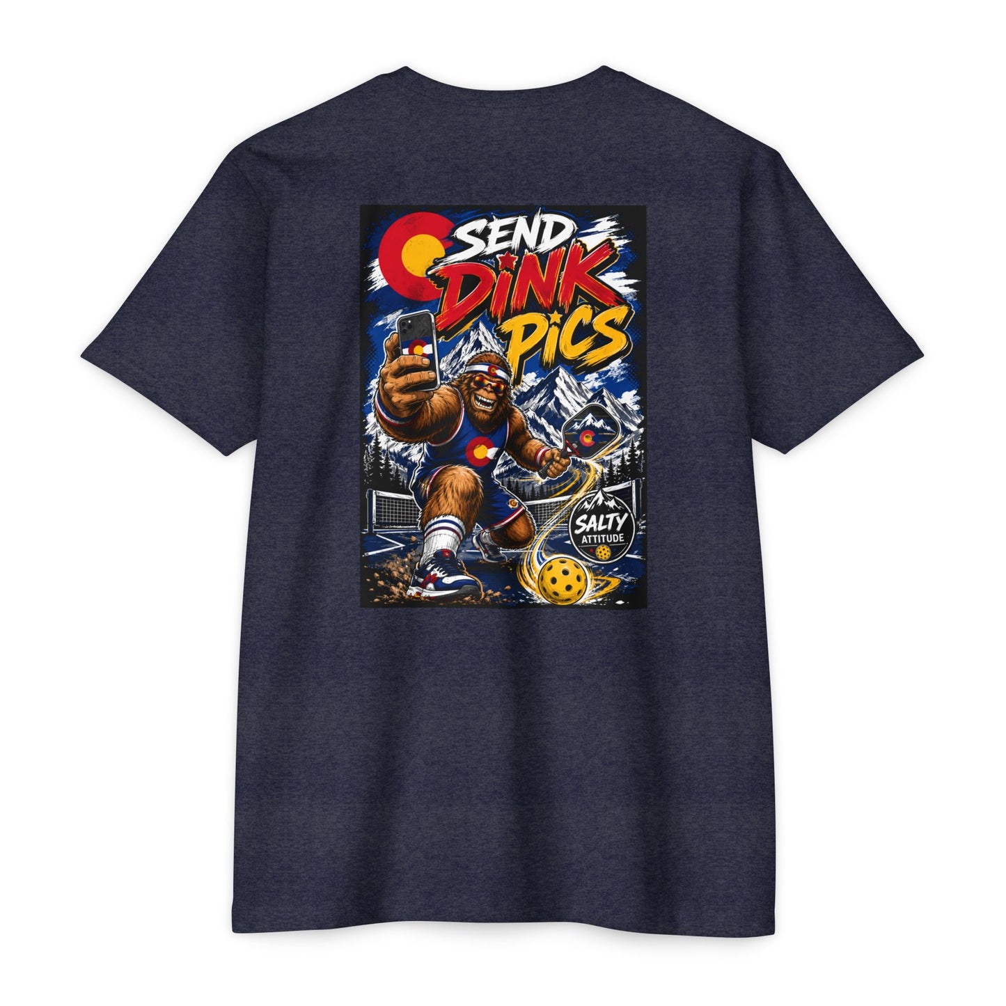 Send Dink Pics Basketball T‑Shirt — 'Salty Attitude' Retro Sports Graphic Tee