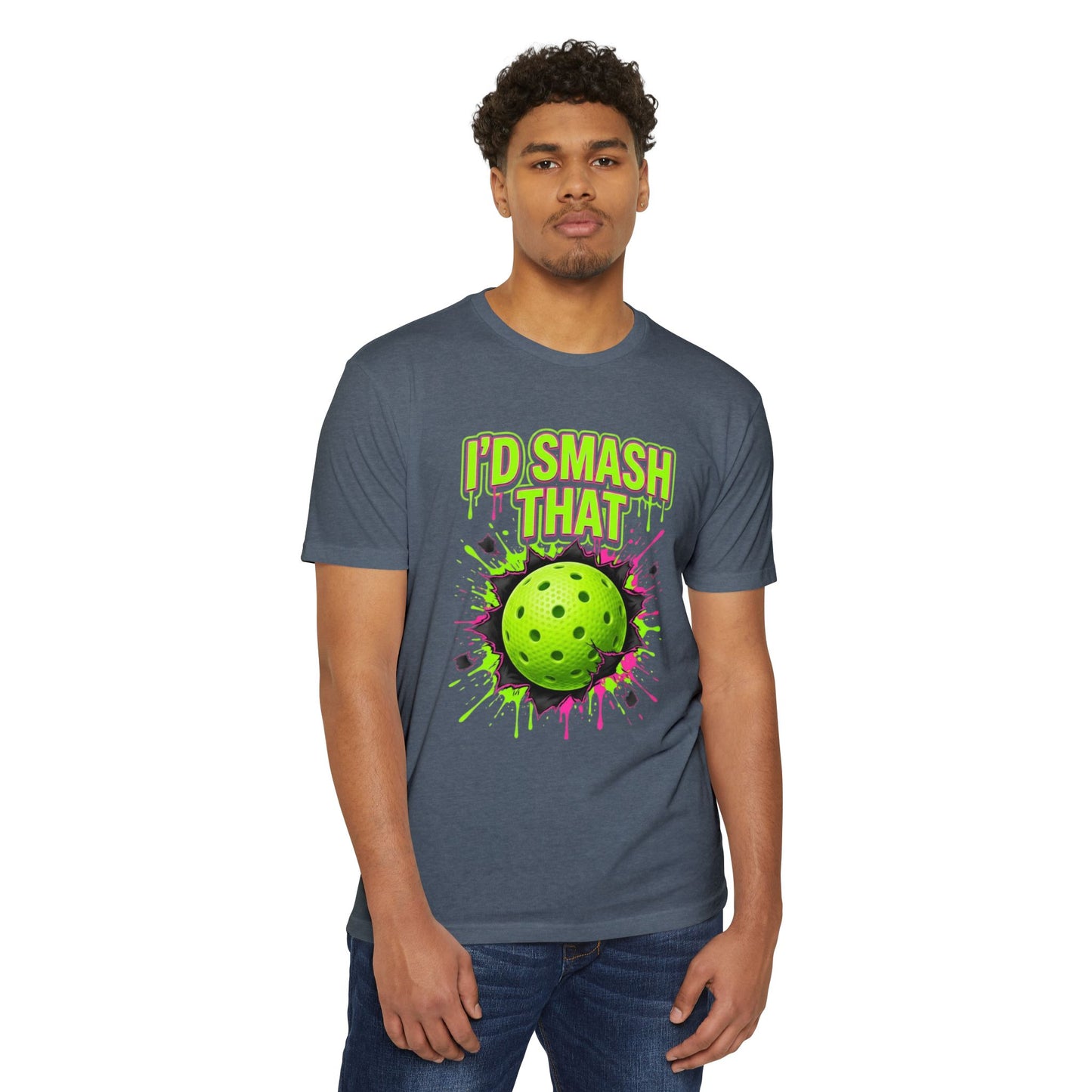 I'd Smash That Pickleball T-Shirt — Salty Attitude Graphic Tee