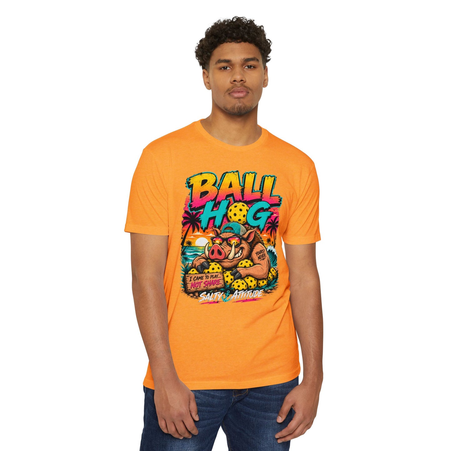 Ball Hog Beach Tee — "I Can't Be Held Responsible" Salty Attitude Graphic T-Shirt