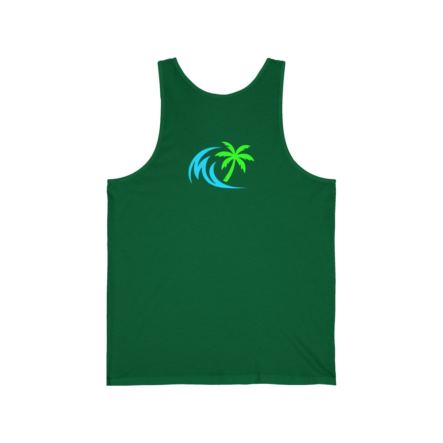 Salty Attitude No Apologies Tank Top — Funny Beach Vibes Surfing Palm Graphic
