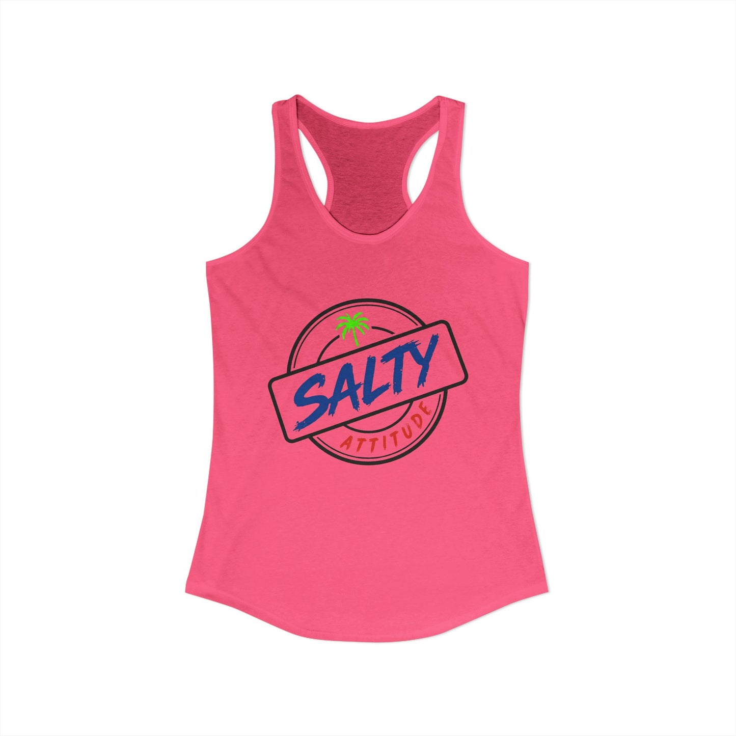 Salty Attitude - Women's Ideal Racerback Tank