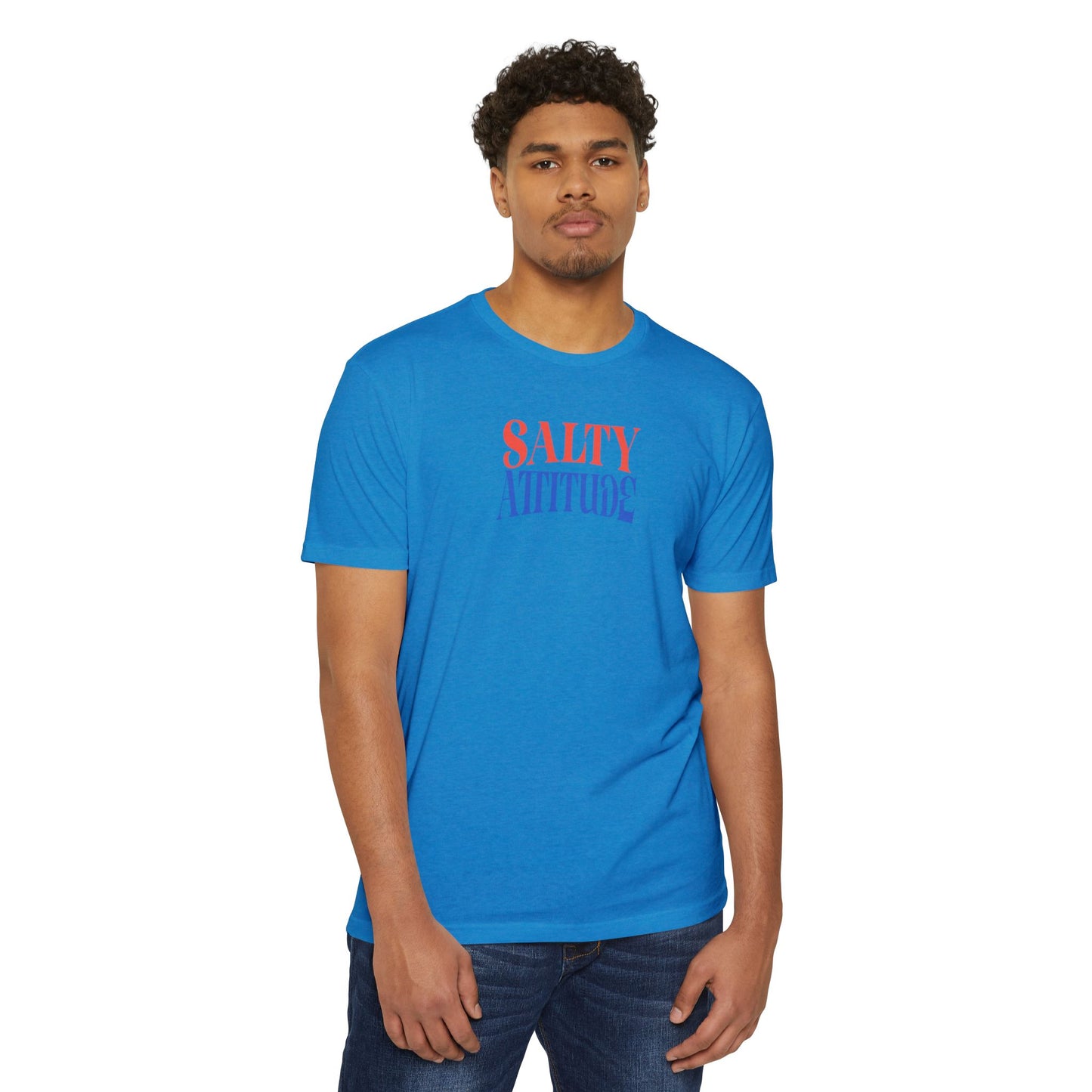 Salty Attitude Beach T-Shirt — Tropical Vacation Graphic Tee