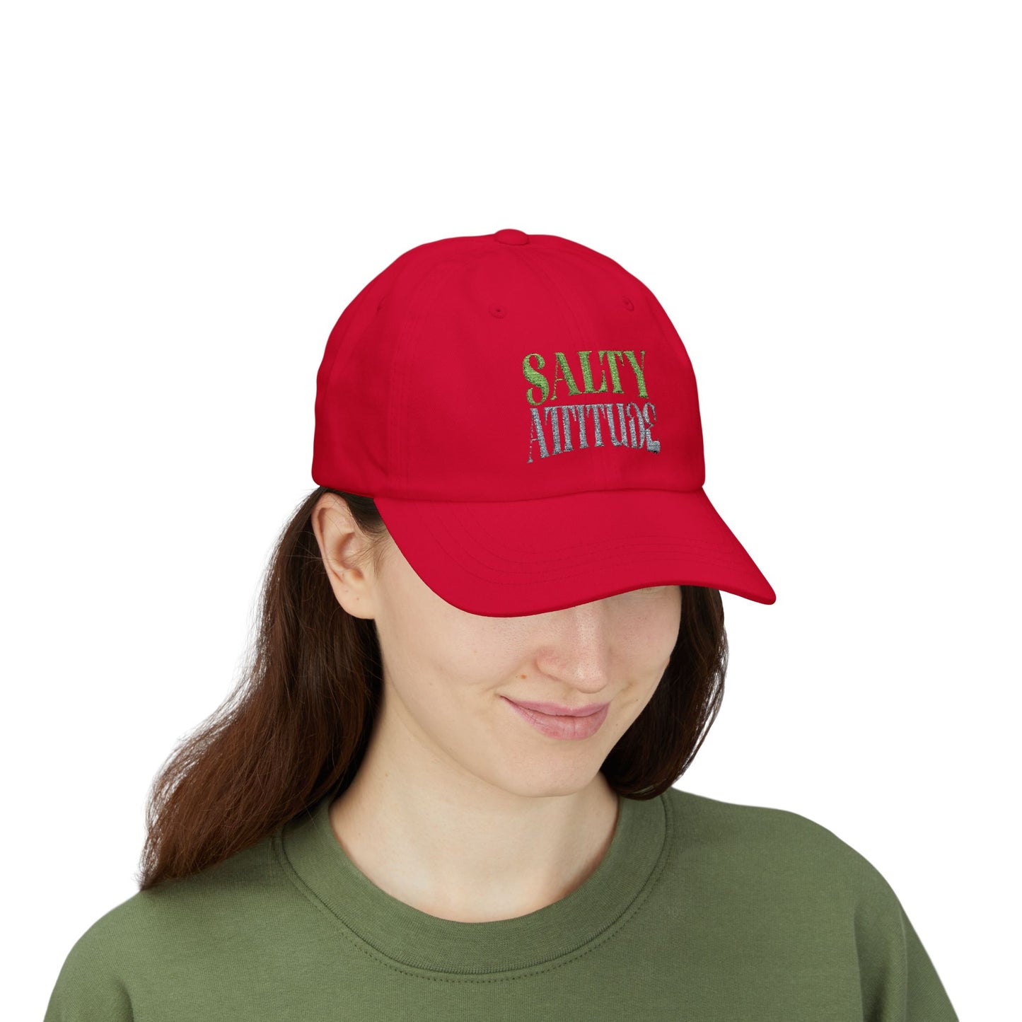 Salty Attitude - Beach Vibes Classic Dad Cap, Summer Hat,