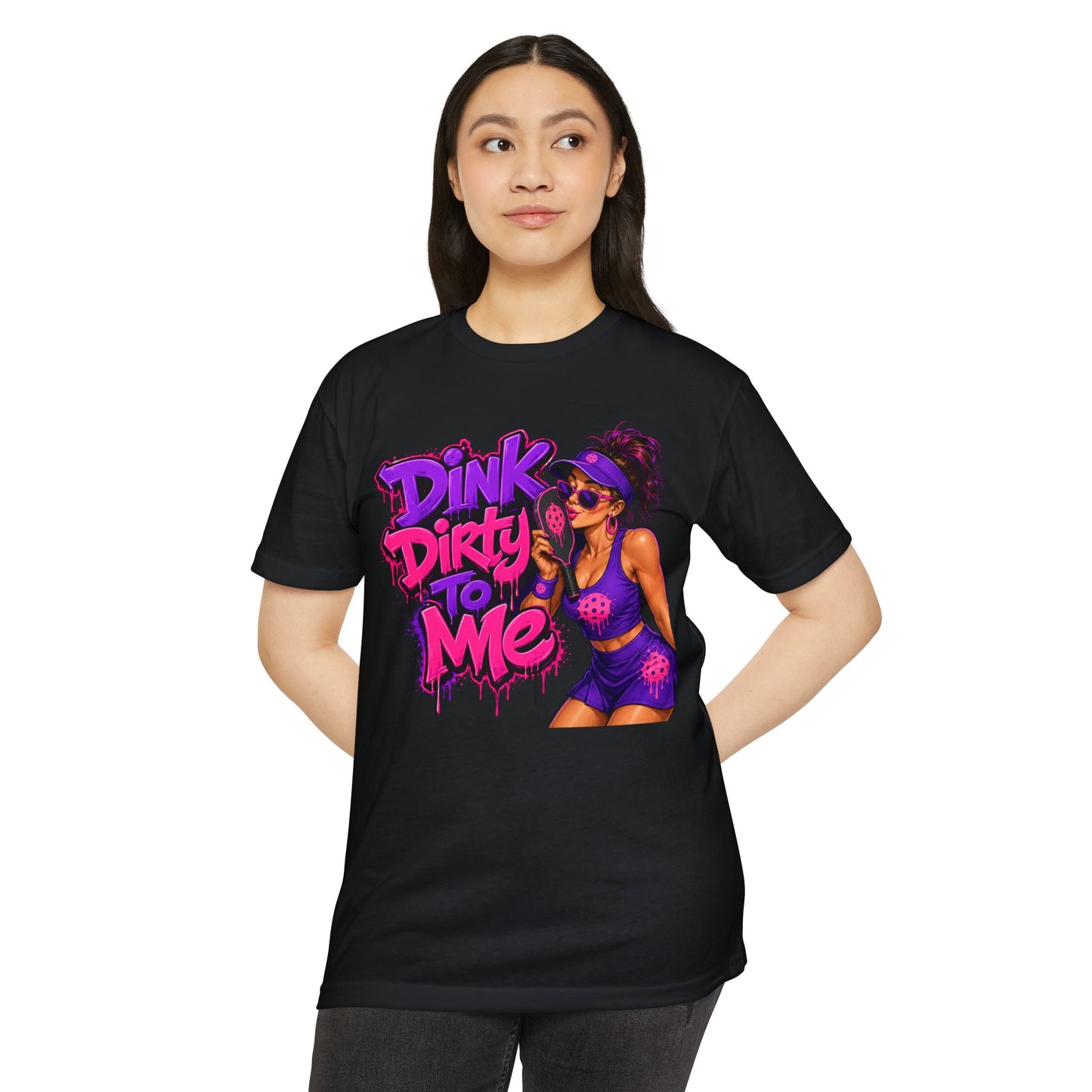 Dink Dirty To Me T-Shirt — Retro Pin-Up Beach Tee (Salty Attitude)