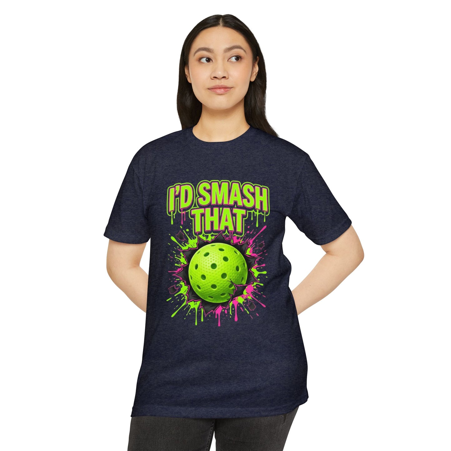 I'd Smash That Pickleball T-Shirt — Salty Attitude Graphic Tee