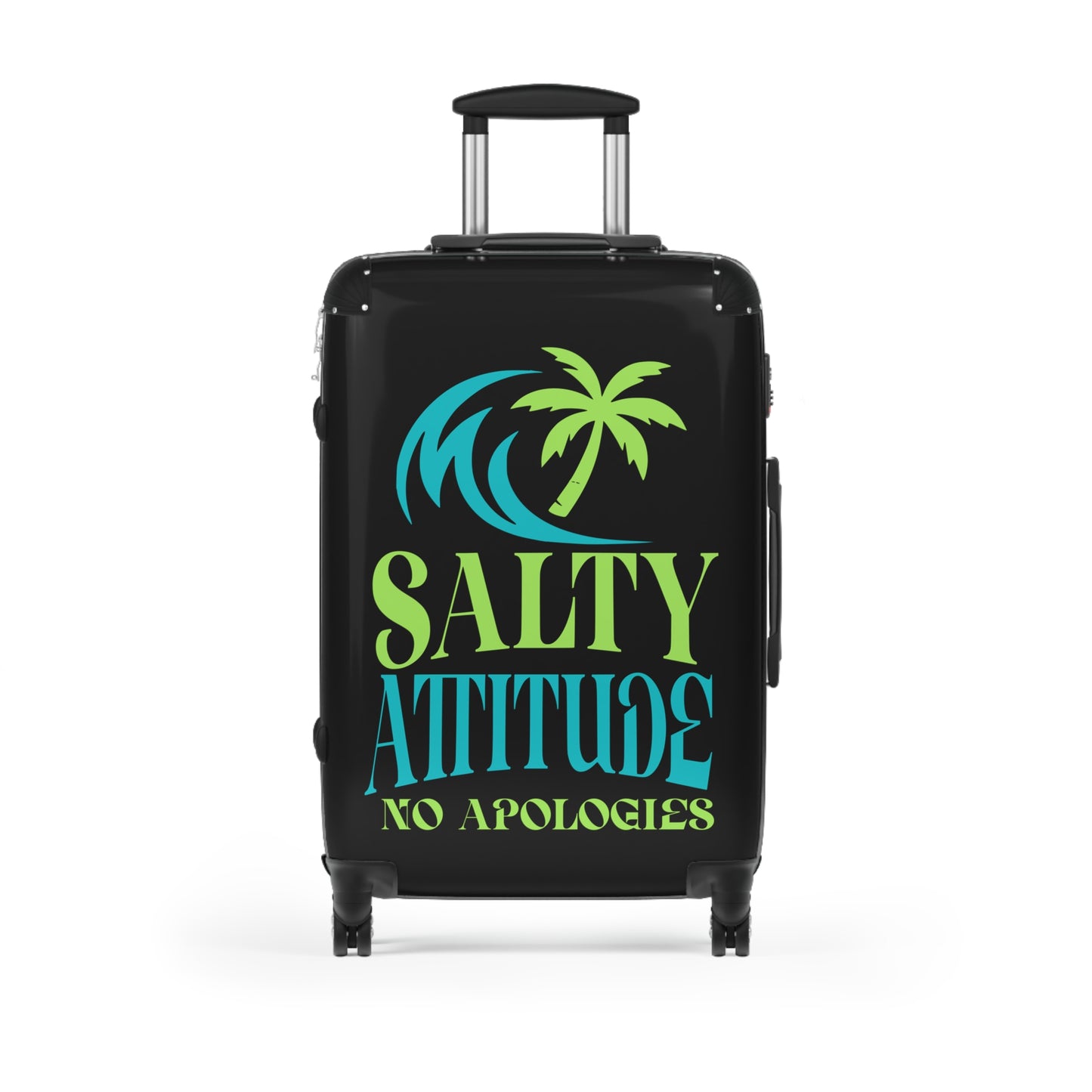 Suitcase — "Salty Attitude No Apologies" Beach Carry-On Luggage