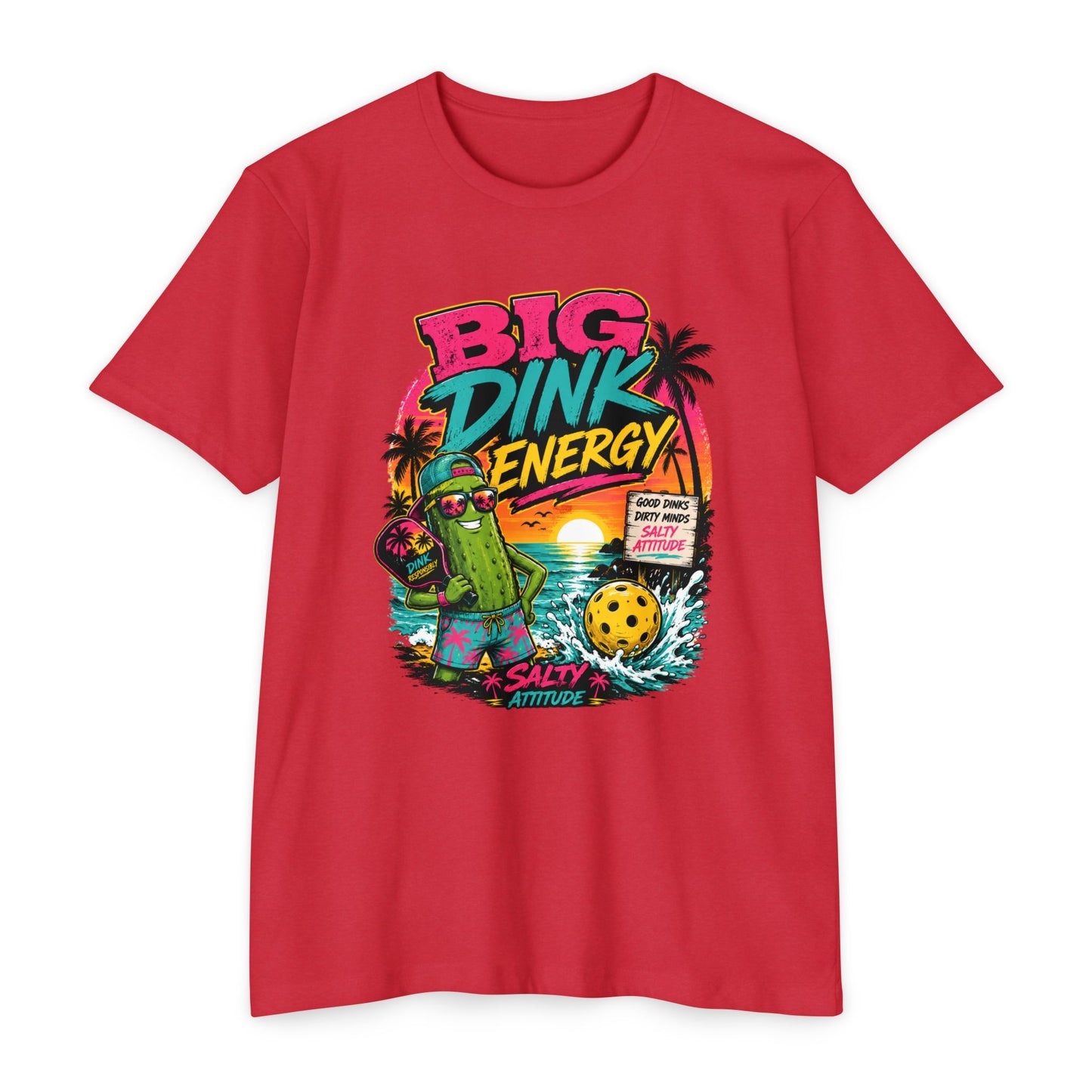 Big Dink Energy Pickleball T-Shirt — 'Big Dink Energy' Graphic Tee