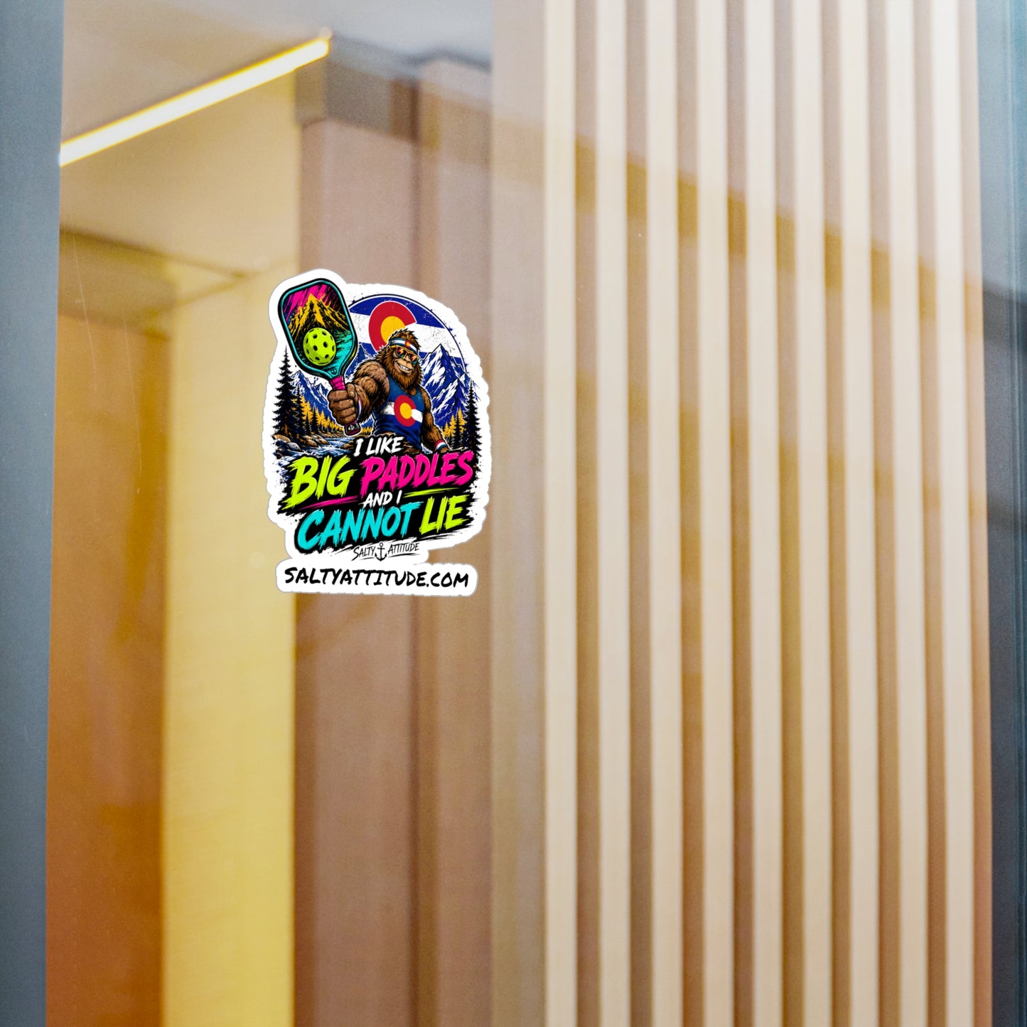 I Like Big Paddles and I Cannot Lie Vinyl Sticker