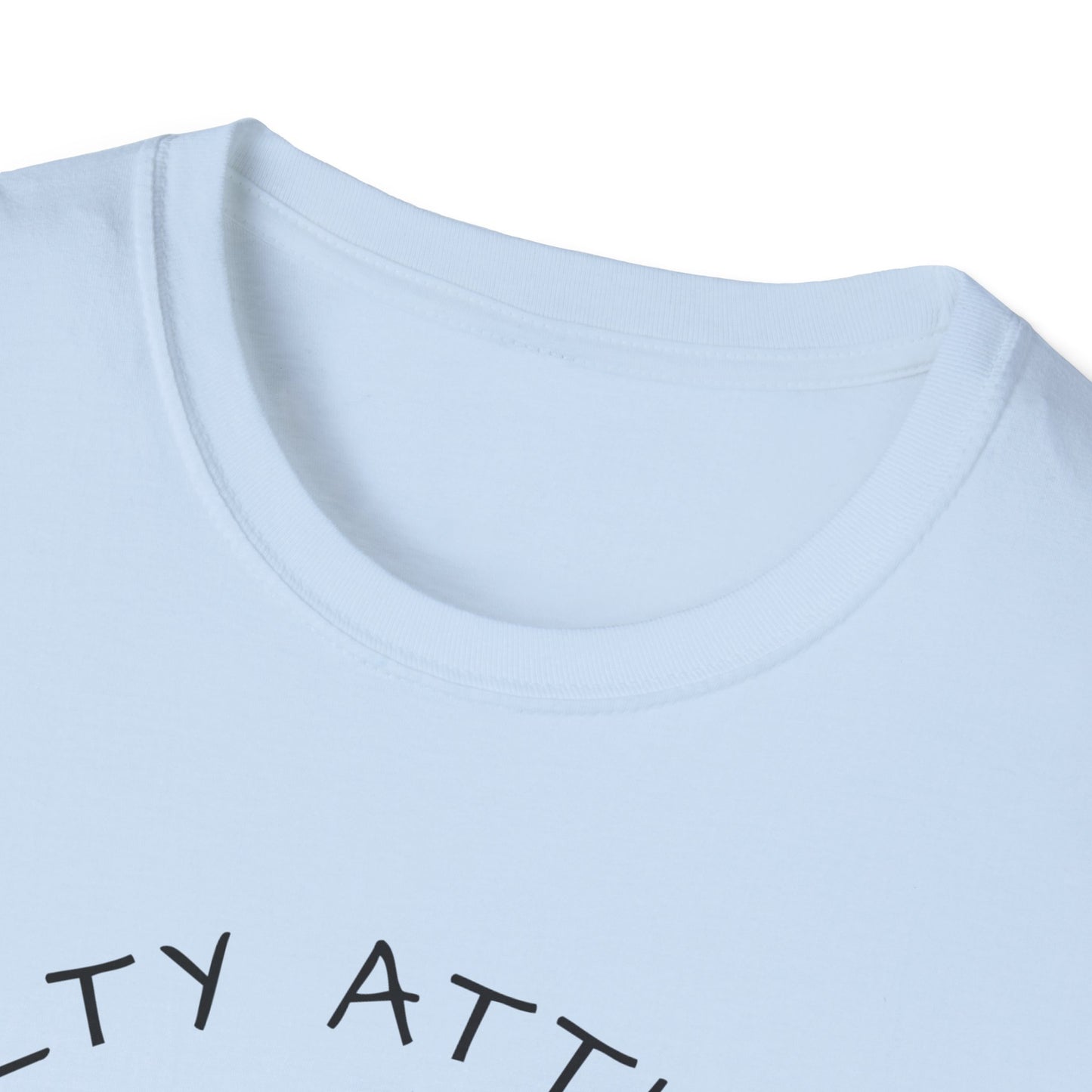 Salty Attitude Beach T-Shirt — Coastal Vacation Shirt with Boat & Palm Icons