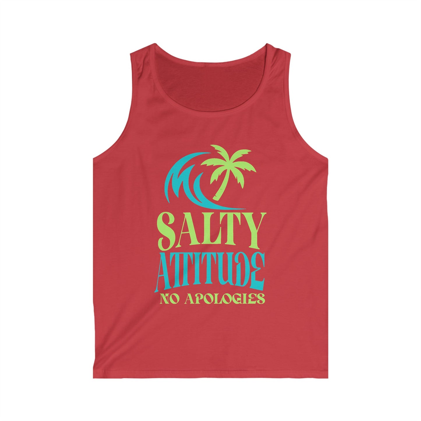 Salty Attitude Men's Softstyle Tank Top