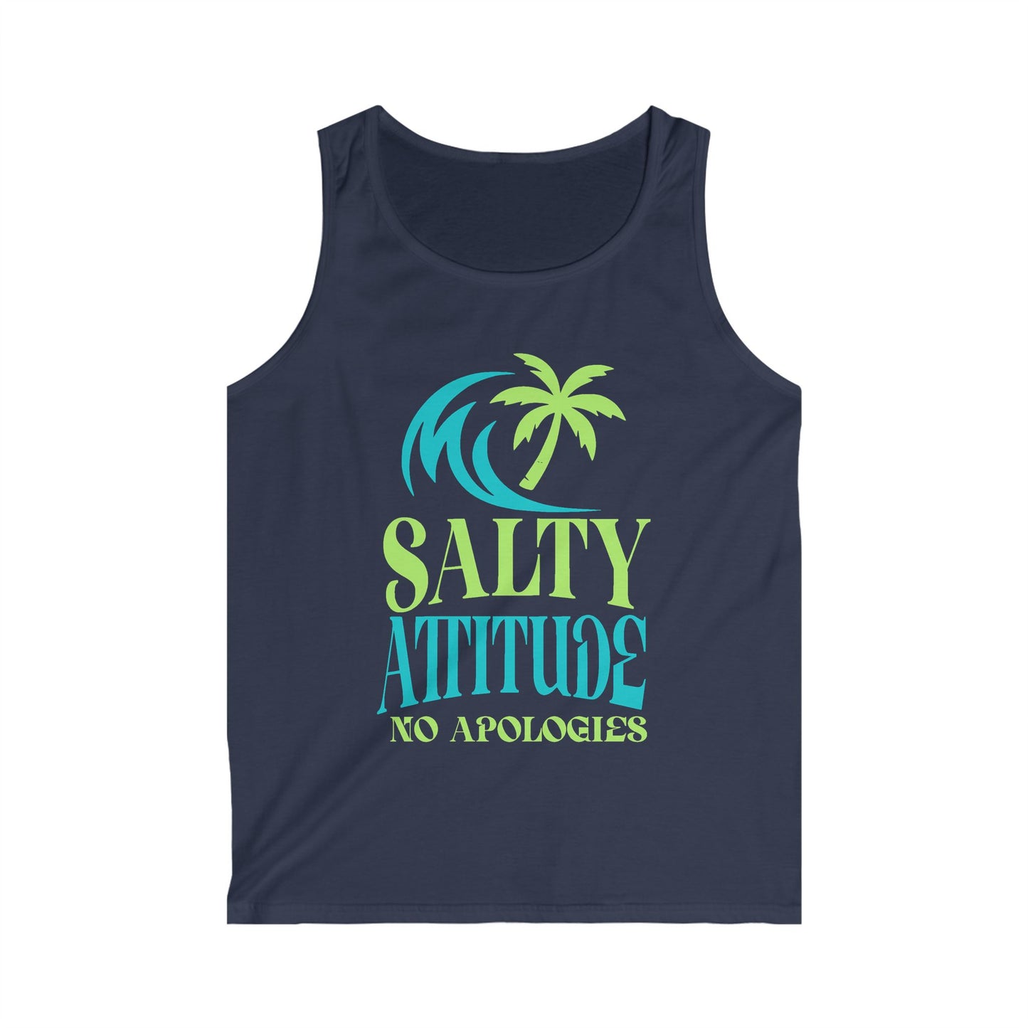 Salty Attitude Men's Softstyle Tank Top