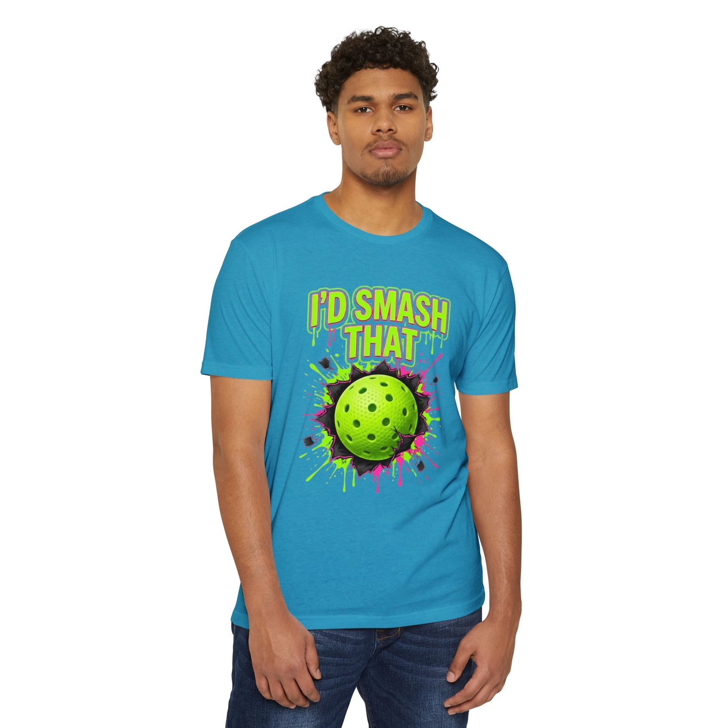 I'd Smash That Pickleball T-Shirt — Salty Attitude Graphic Tee