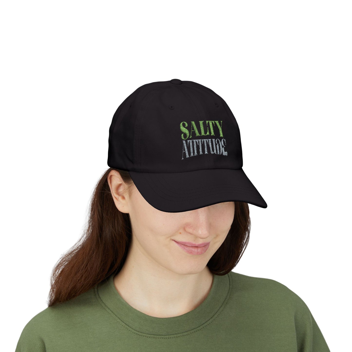Salty Attitude - Beach Vibes Classic Dad Cap, Summer Hat,