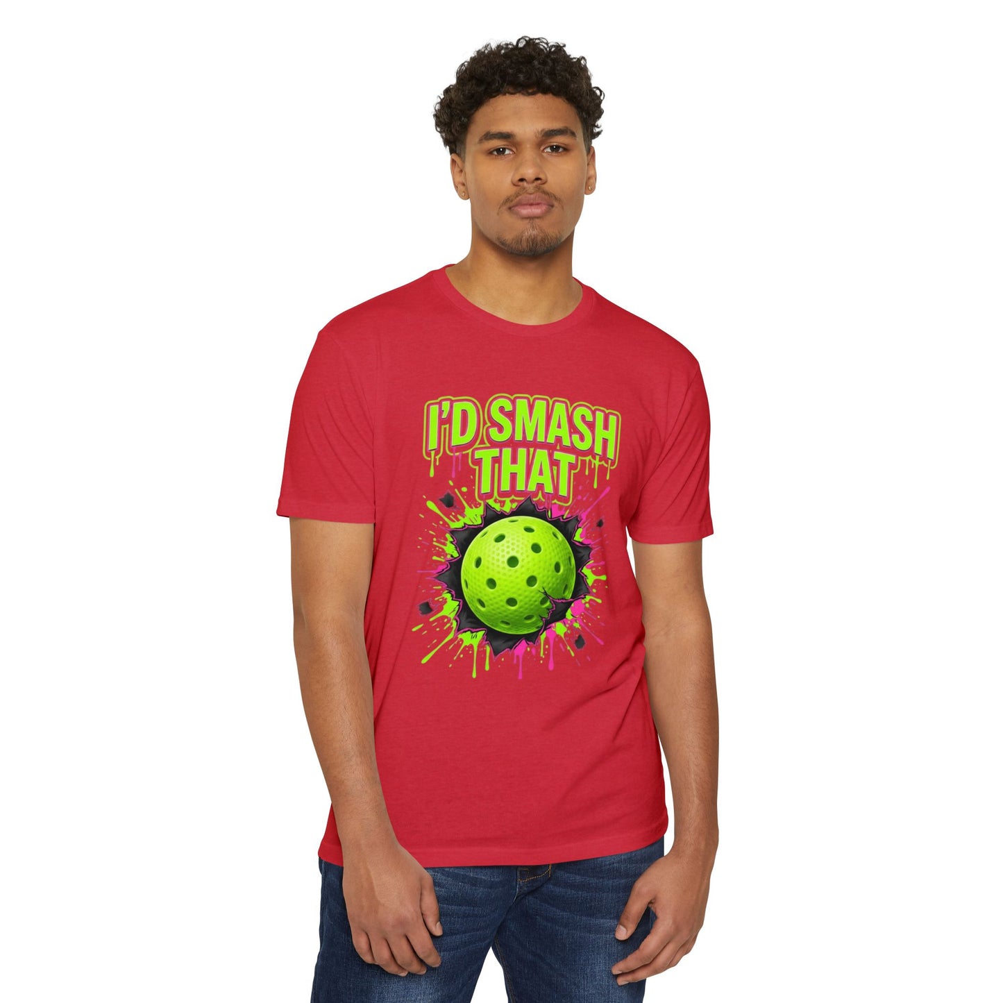 I'd Smash That Pickleball T-Shirt — Salty Attitude Graphic Tee