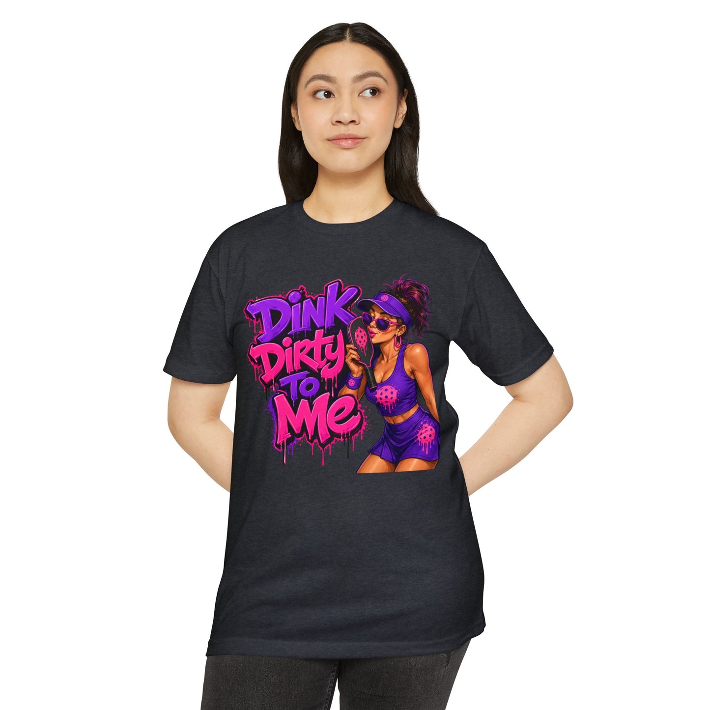 Dink Dirty To Me T-Shirt — Retro Pin-Up Beach Tee (Salty Attitude)