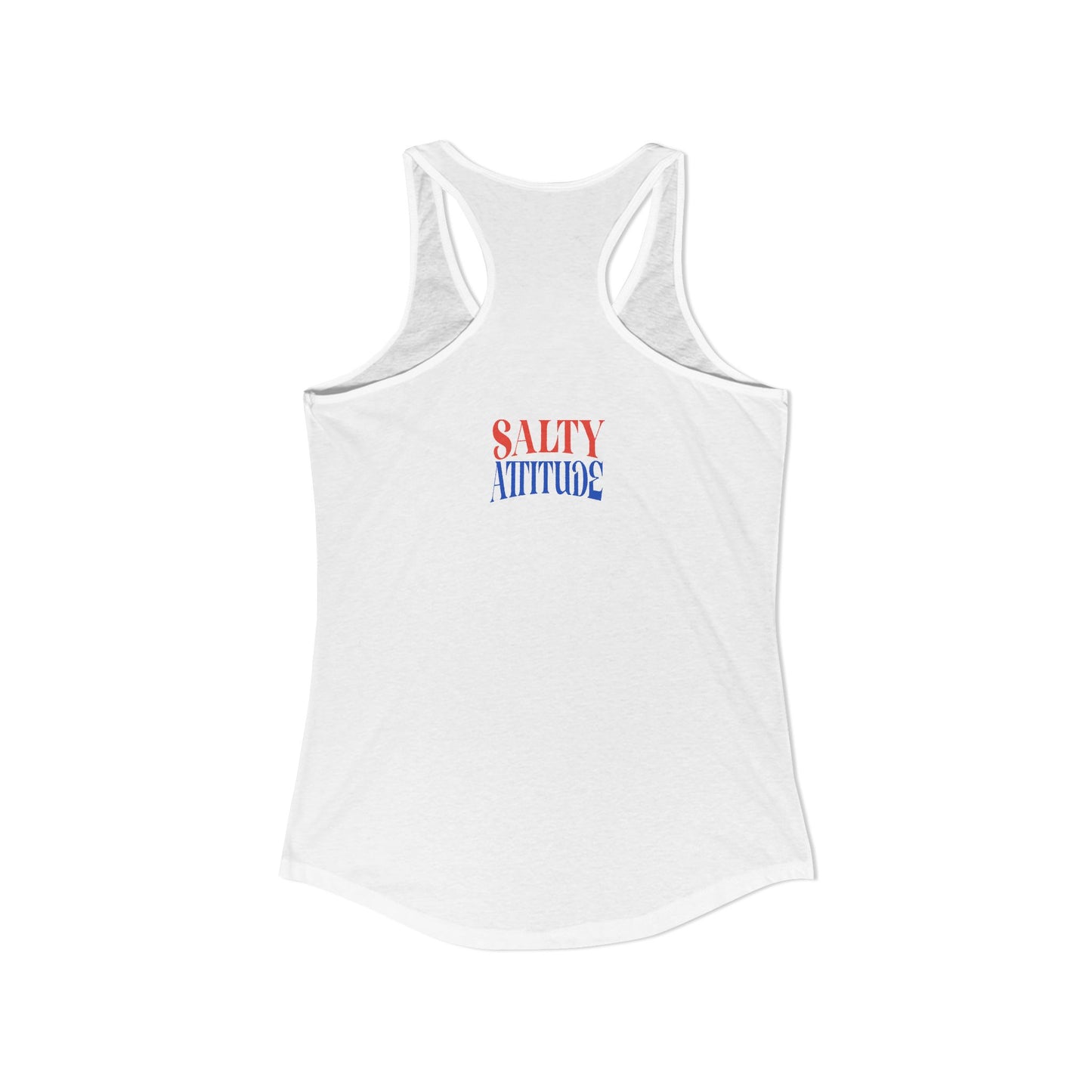 Skeleton Salty Attitude -  Women's Ideal Racerback Tank
