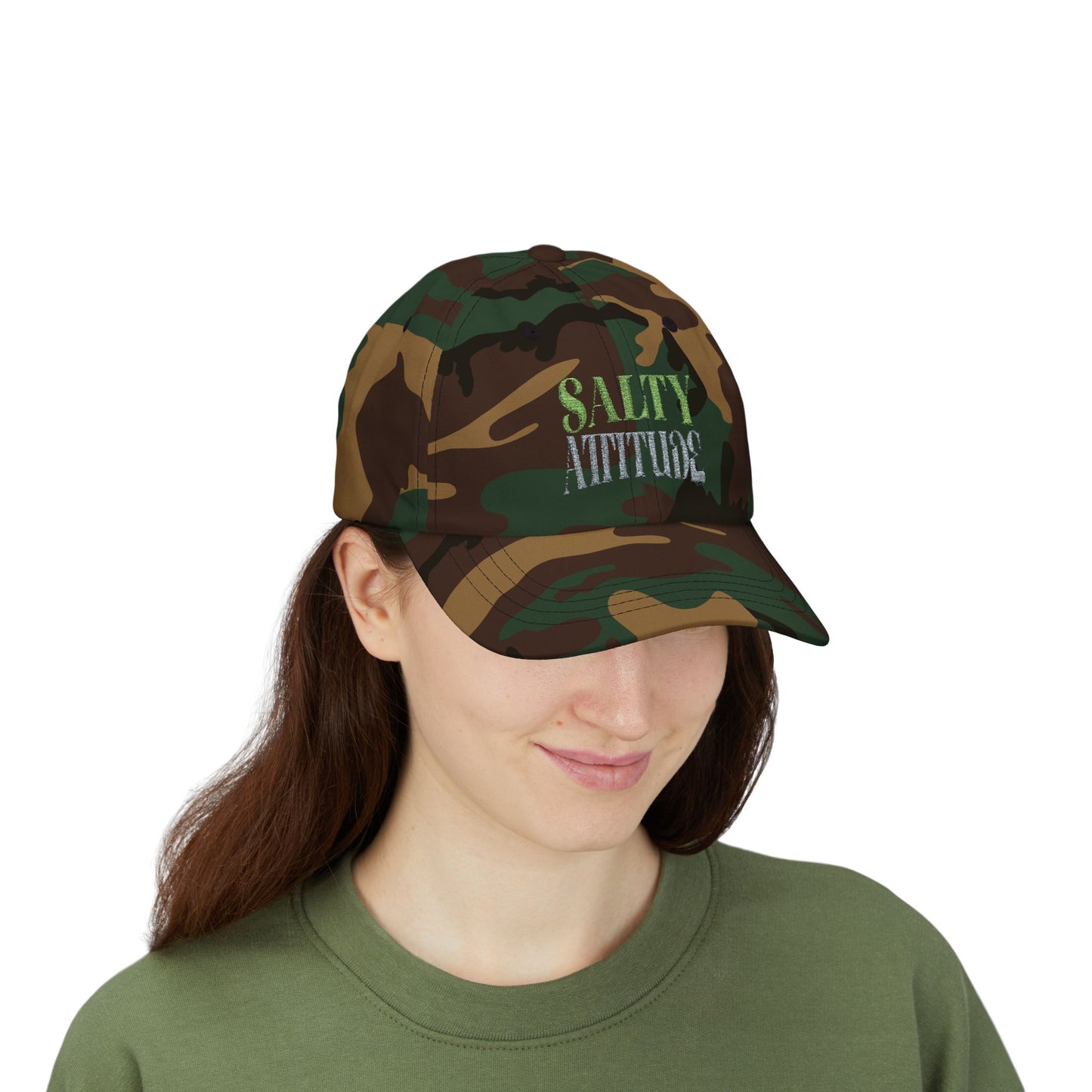 Salty Attitude - Beach Vibes Classic Dad Cap, Summer Hat,