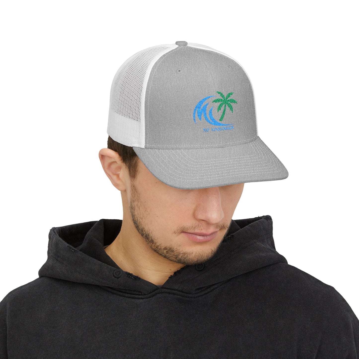 Palm Tree Wave No Apologies - Snapback Cap | Trucker Mesh Hat