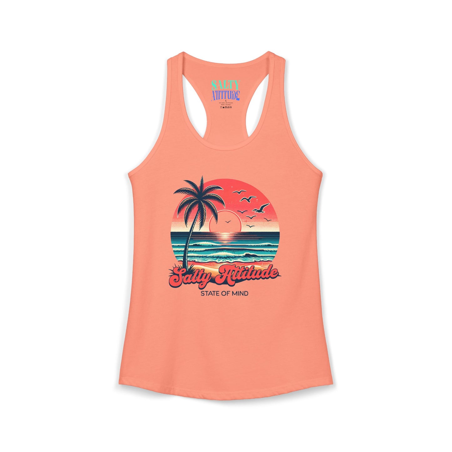 Salty Attitude  -  Women's Ideal Racerback Tank