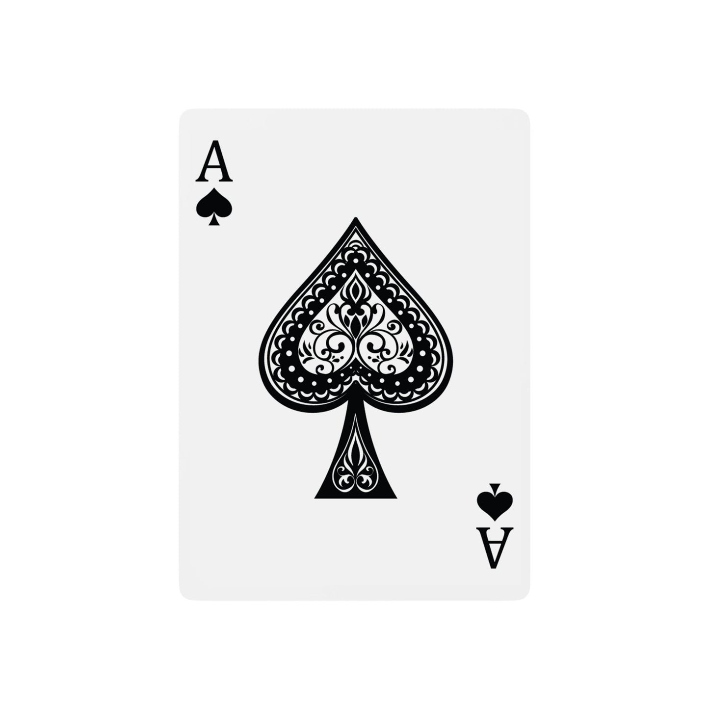Salty Attitude No Apologies Poker Playing Cards | Beach Palm Wave Design