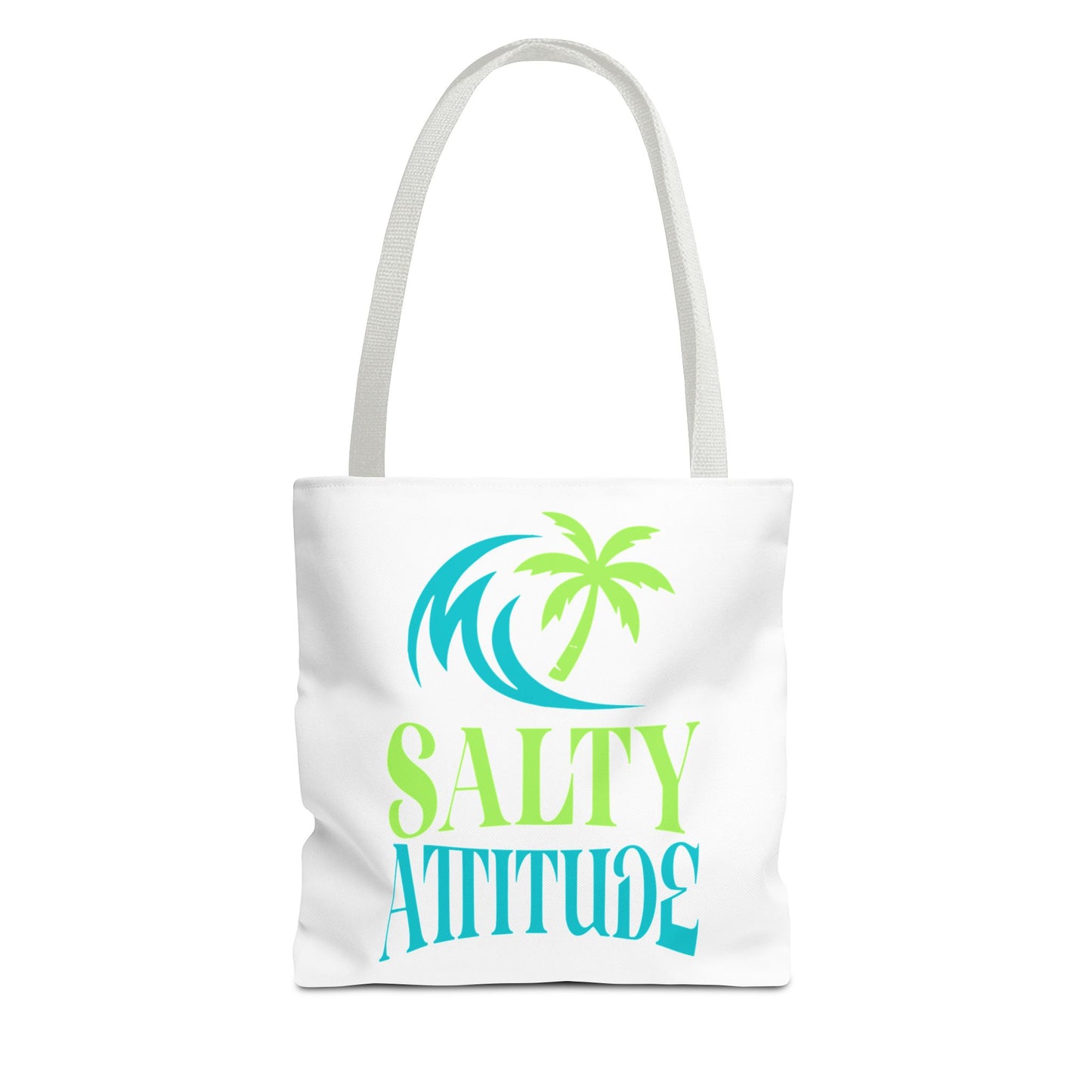 Salty Attitude Tote Bag - Beach Vibes, Summer Essential, Fun Gift, Eco-Friendly