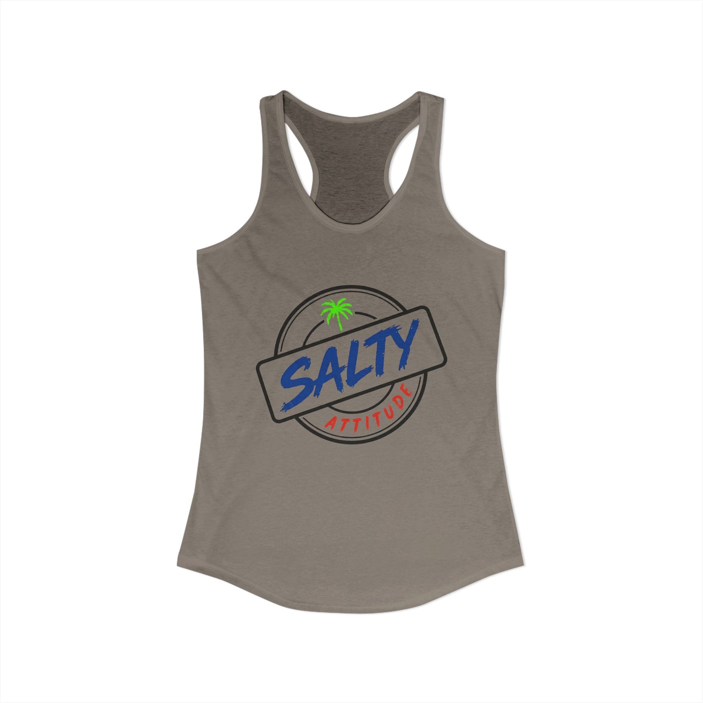 Salty Attitude - Women's Ideal Racerback Tank