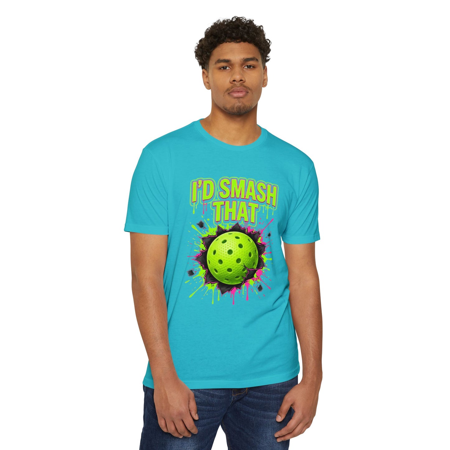 I'd Smash That Pickleball T-Shirt — Salty Attitude Graphic Tee