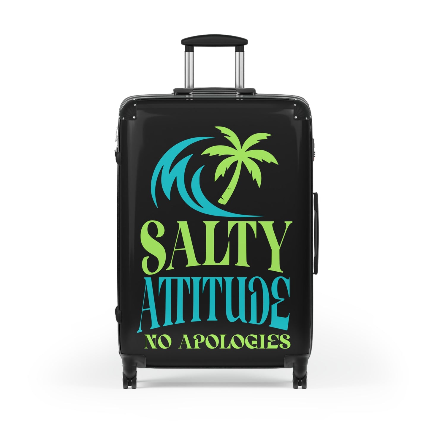 Suitcase — "Salty Attitude No Apologies" Beach Carry-On Luggage