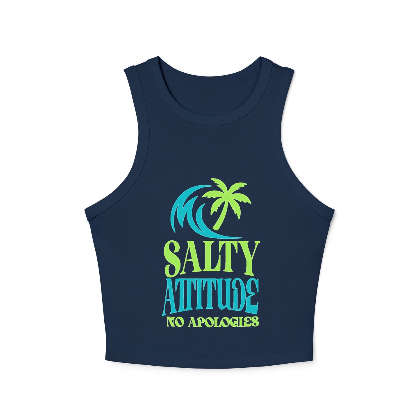 Women's Racer Tank Top - Sassy Summer Apparel, Beach Wear, Vacation Top