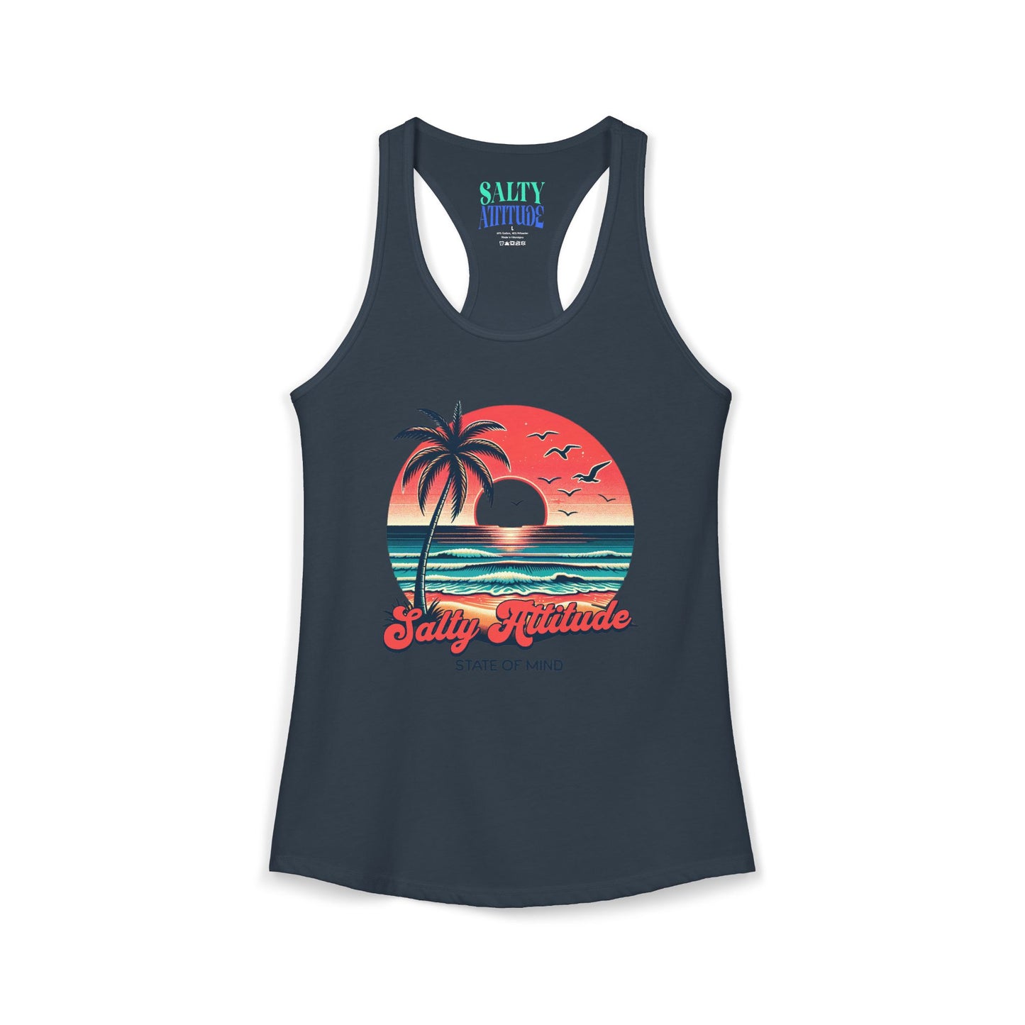 Salty Attitude  -  Women's Ideal Racerback Tank