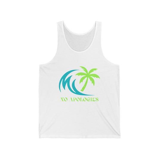 Tropical Vibes Tank, Beach Party Wear, No Apologies Top, Salty Attitude Shirt