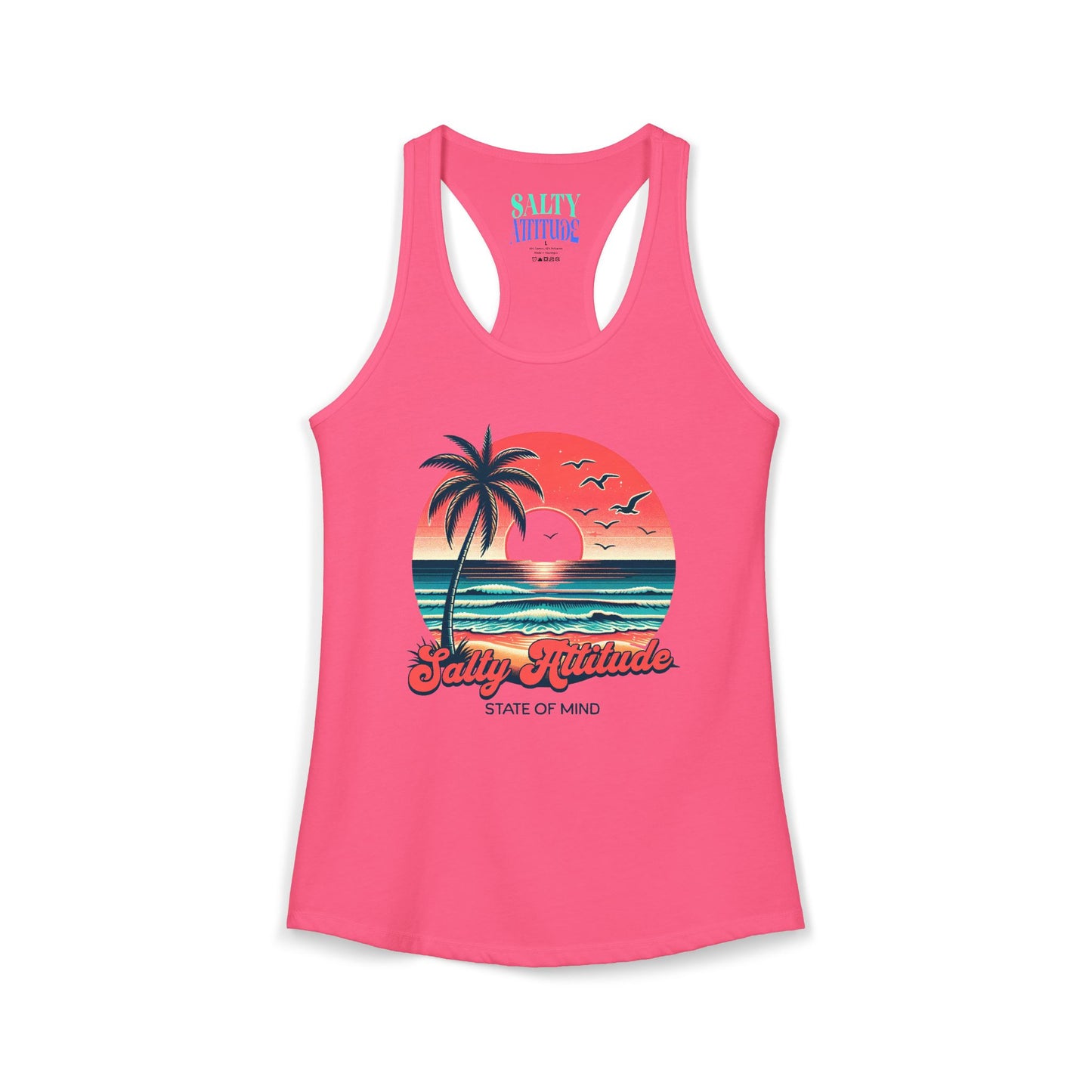 Salty Attitude  -  Women's Ideal Racerback Tank